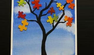 树叶画手工贴画 树叶画手工贴画